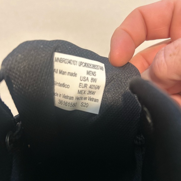 Men’s size 8w black Brahma lace work boots - Picture 6 of 7